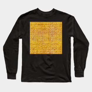 Yellow stone pattern Long Sleeve T-Shirt